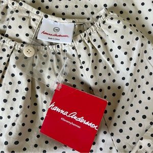 Hanna Andersson size 140 NWT polka dot dress